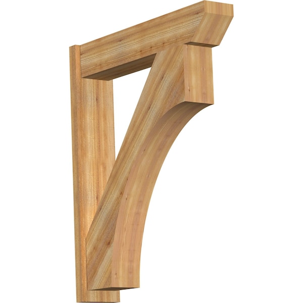 Ekena Millwork Westlake Slat Rough Sawn Outlooker, Western Red Cedar, 8"W x 38"D x 46"H OUT08X38X46WTL06RWR - main
